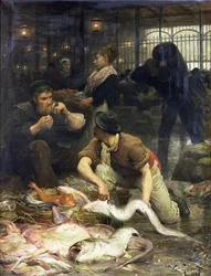 The Fish Market in the Morning, 1880